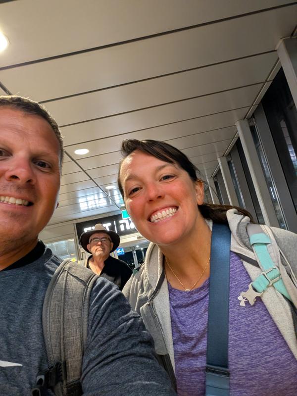 Heading home from Ben Gurion